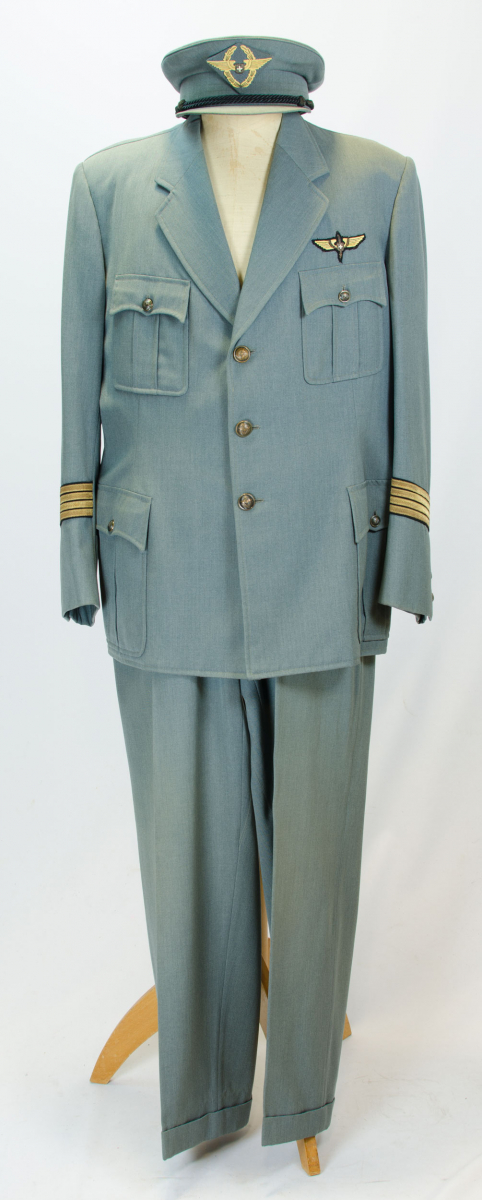 Uniform Swissair Chefpilot Ernst Nyffenegger 1940er #1687
