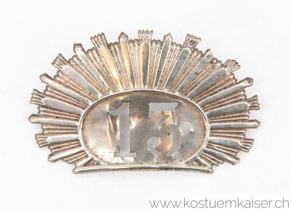 Luzern Schild Halbsonne Infanteriebataillon 13 Ord. 1852 #2401