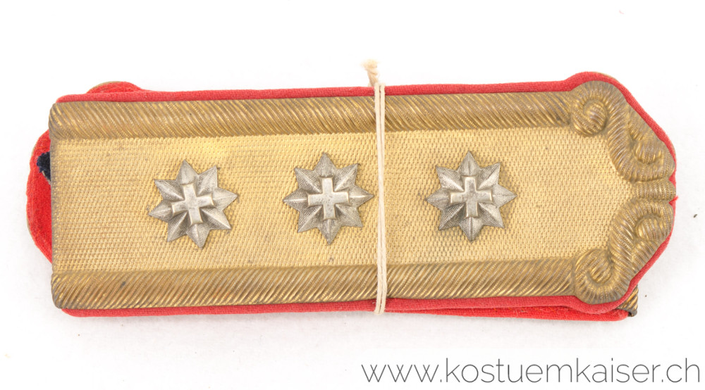 Achselklappen Artillerie Oberst Ord. 1898 #1982