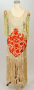 Kleid mit appliziertem Stoff 1920er #143